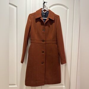 J. Crew Classic Lady Day Coat in Italian Double Cloth with Thinsulate